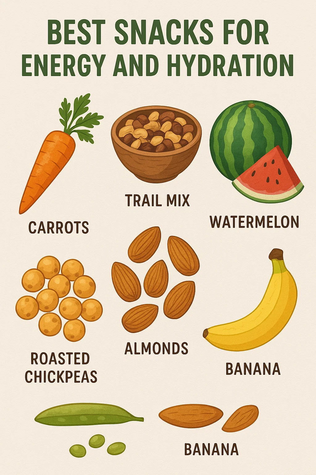 Best Snacks for Energy and Hydration: