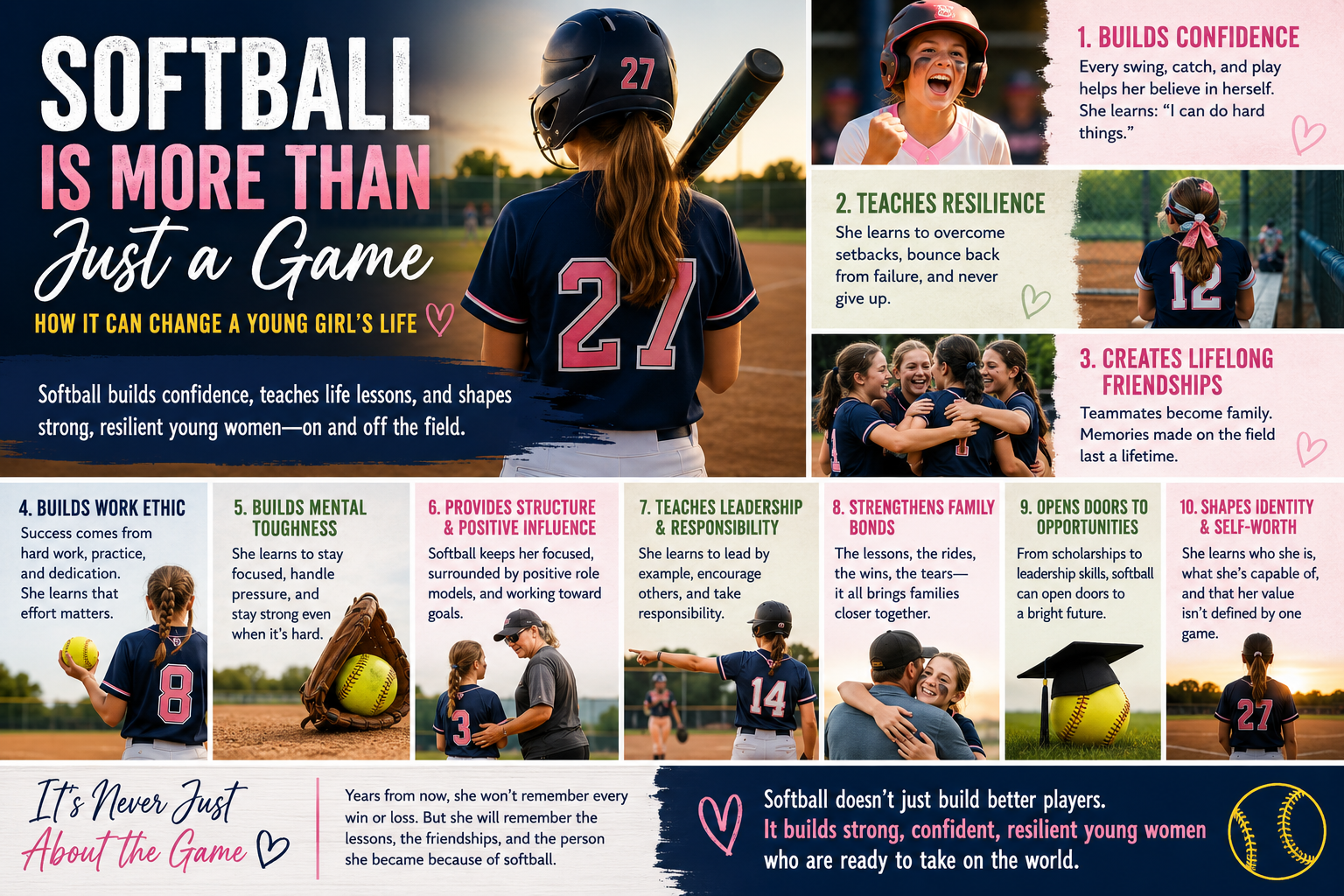 Softball Is More Than Just a Game: How It Can Change a Young Girl’s Life